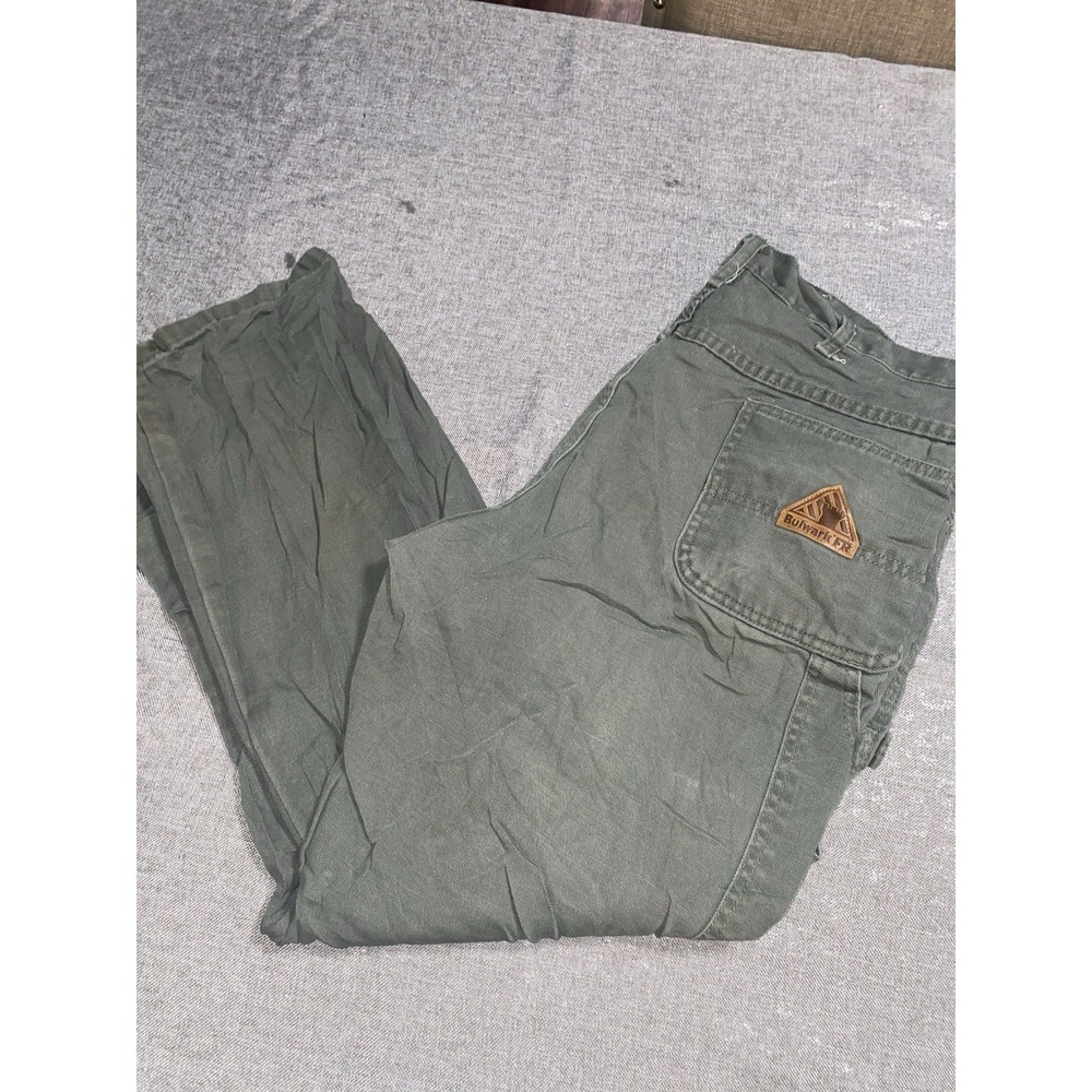 Bulwark‎ FR Green Cargo Jeans Size 40